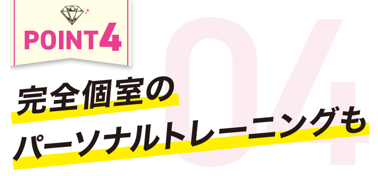 レアリゼ新宿 キック&ビューティー キックボクシングジム 6つのポイントタイトル